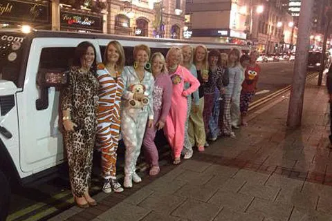 Hen Night in the LImo!
