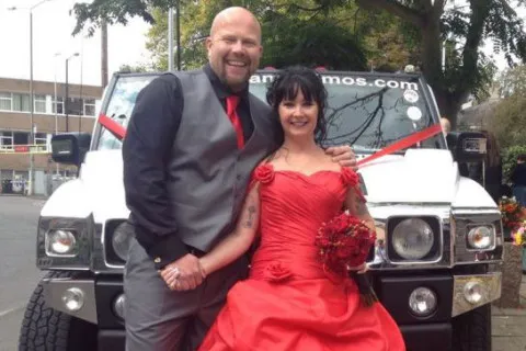 Hummer Wedding fun!