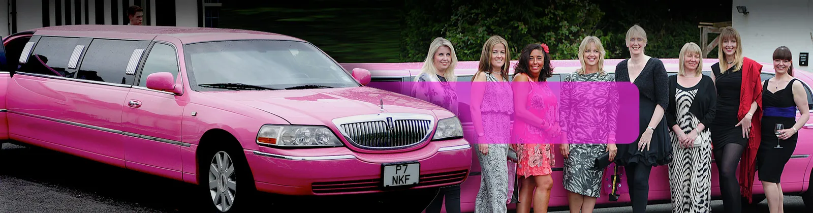 pink limo hire