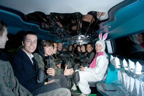 Hummer Stag Do Interior